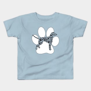 Fun Dalmatian - Blue Kids T-Shirt